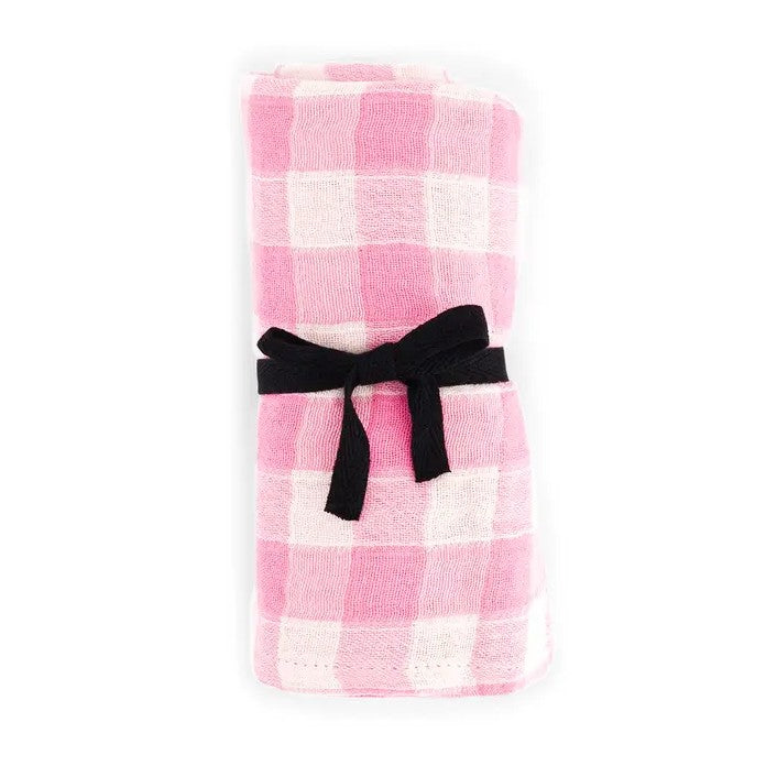 Foulard Bianca - Vichy - Neon Pink