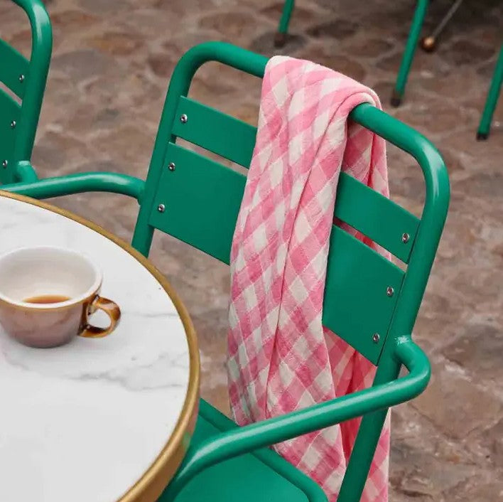 Foulard Bianca - Vichy - Neon Pink