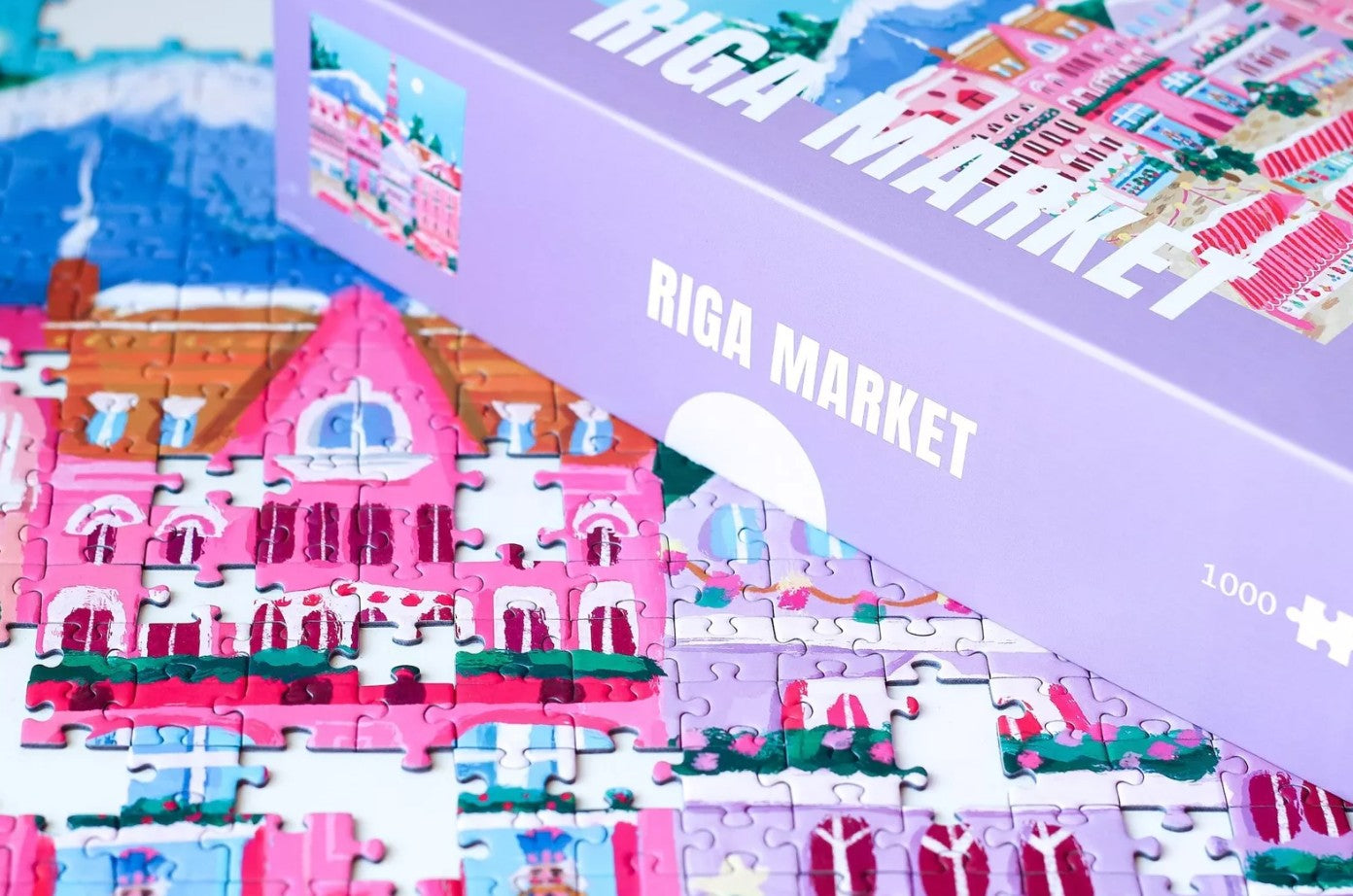 Puzzle - Riga Market - 1000 pièces