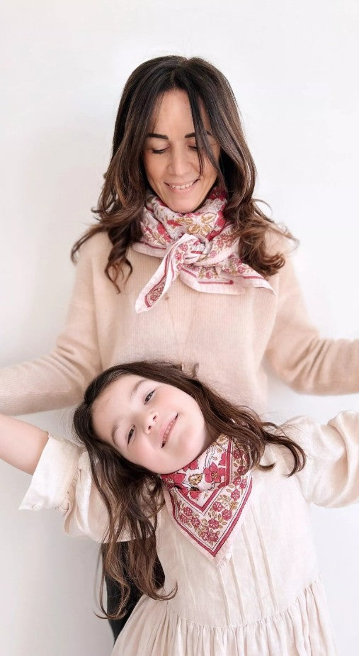 Foulard Pink en Lurex