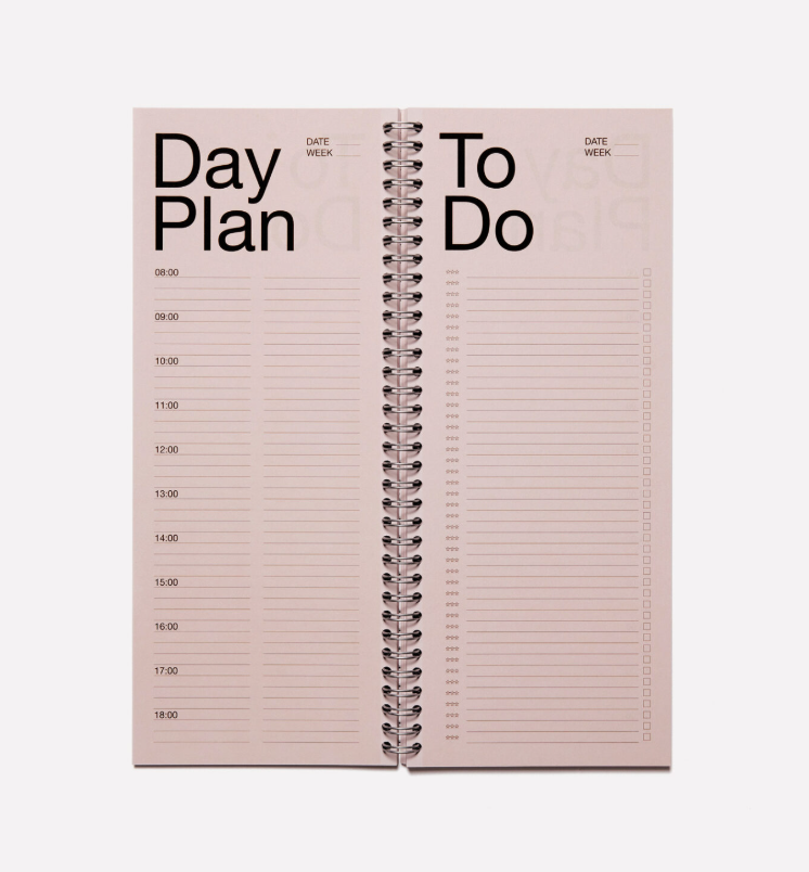 Carnet - Things to do - No. 9243 - washed pink