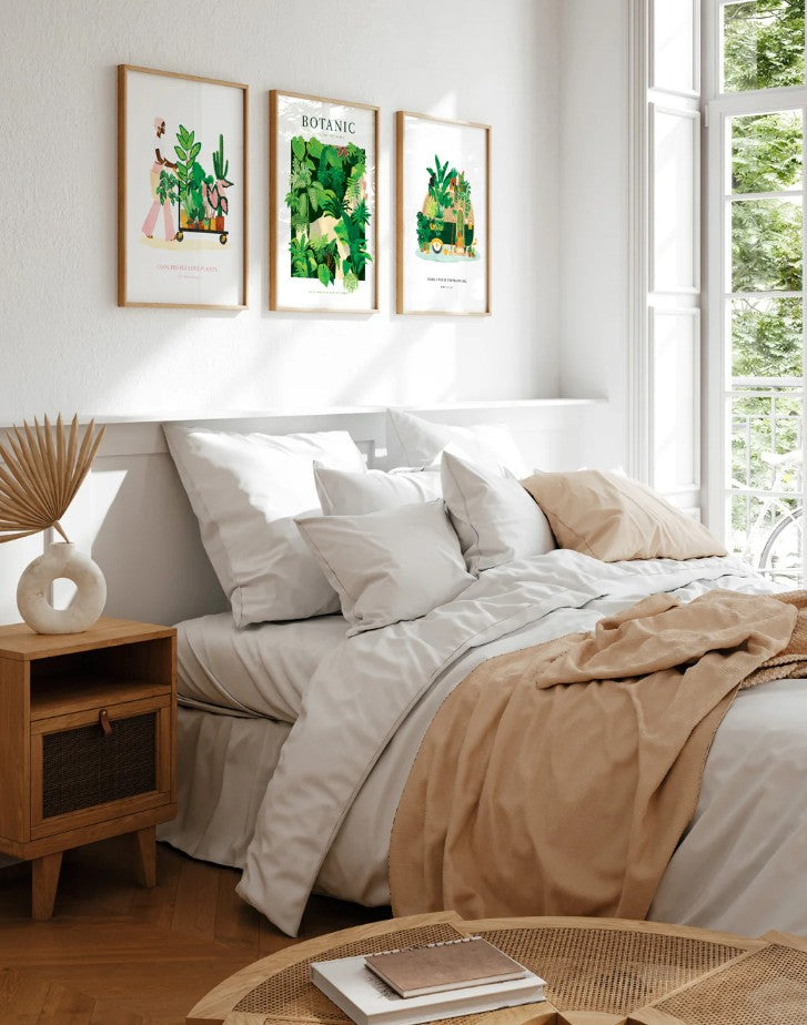 Affiche décorative - Medium - Home is where the plants are - 30x40 cm