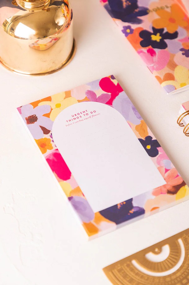 Notepad - Flower garden