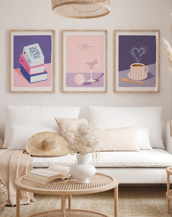 Affiche décorative - Medium - Love Coffee - 30x40 cm