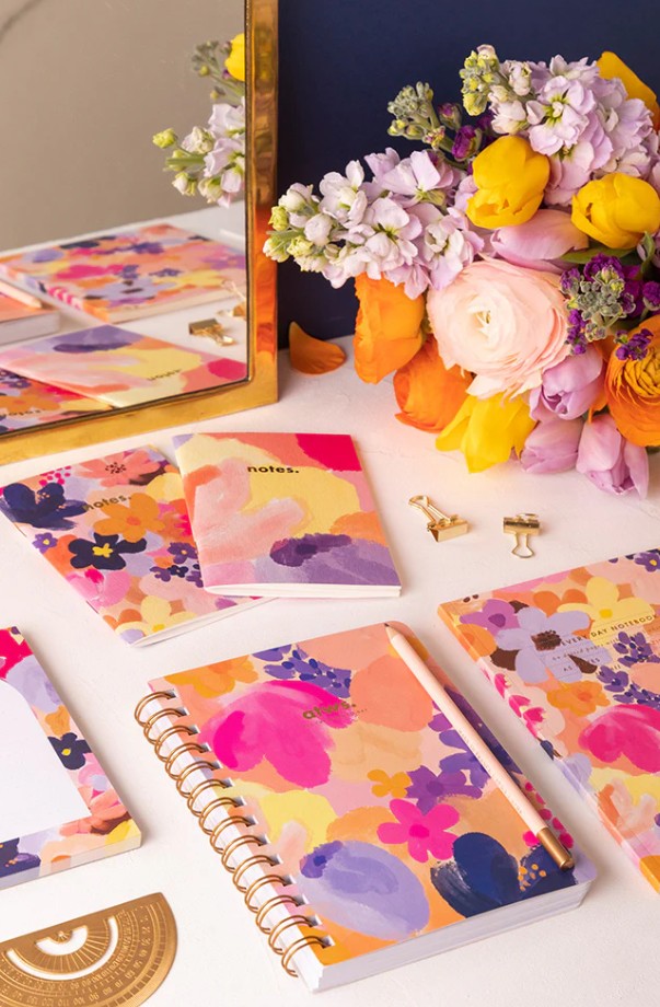 Duo de carnets de poche - Flower garden