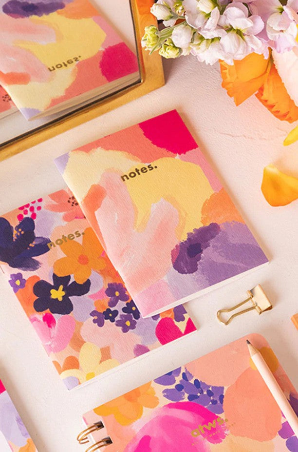 Duo de carnets de poche - Flower garden