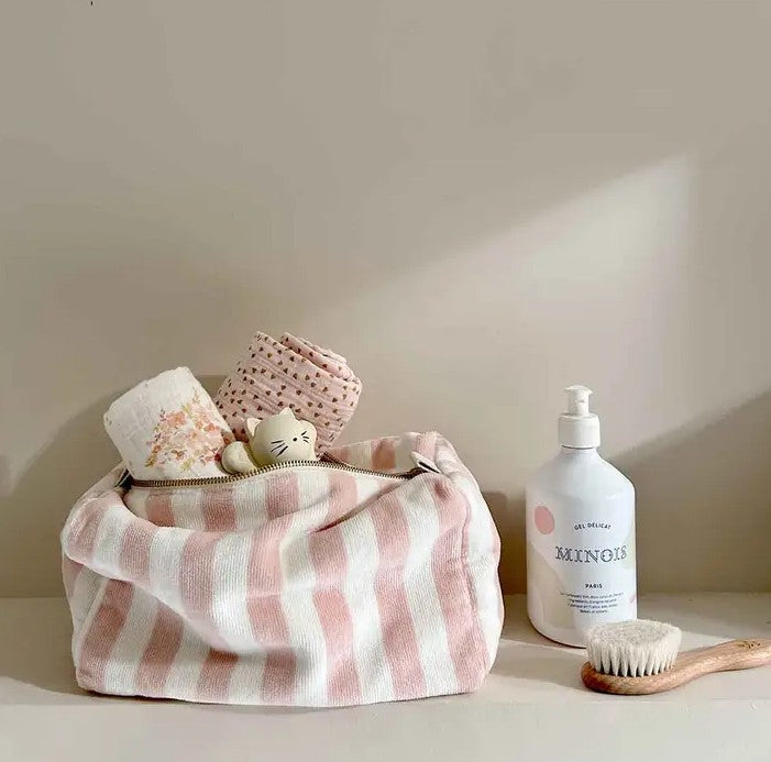 Trousse de toilette Vic - Eponge - Rose clair