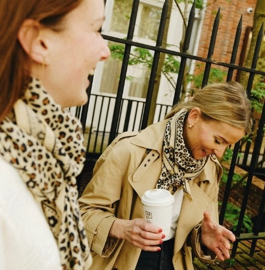 Foulard léopard - Léo beige