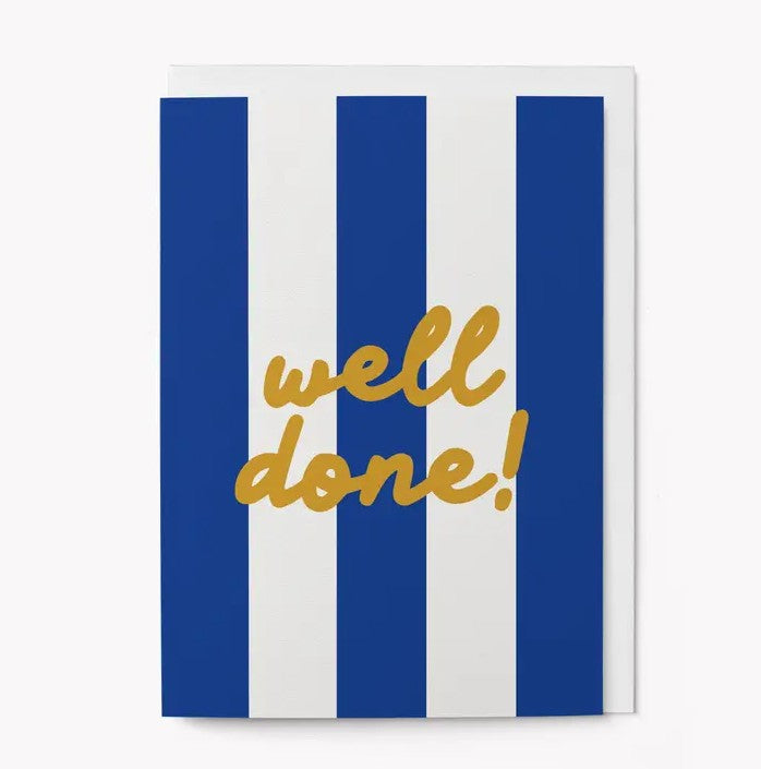 Carte avec enveloppe - Well done - POPS15