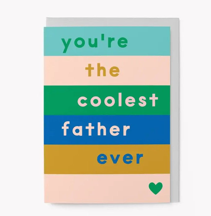 Carte avec enveloppe - Coolest father - GOOD32