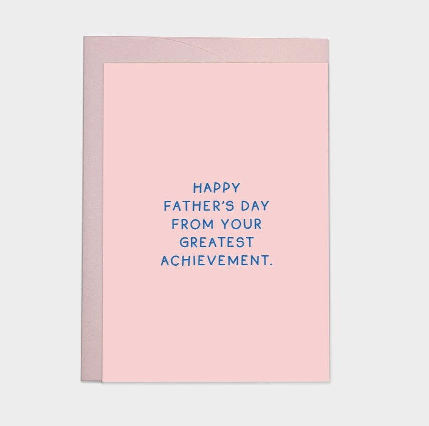 Kaart blanche - carte postale - Happy father's day