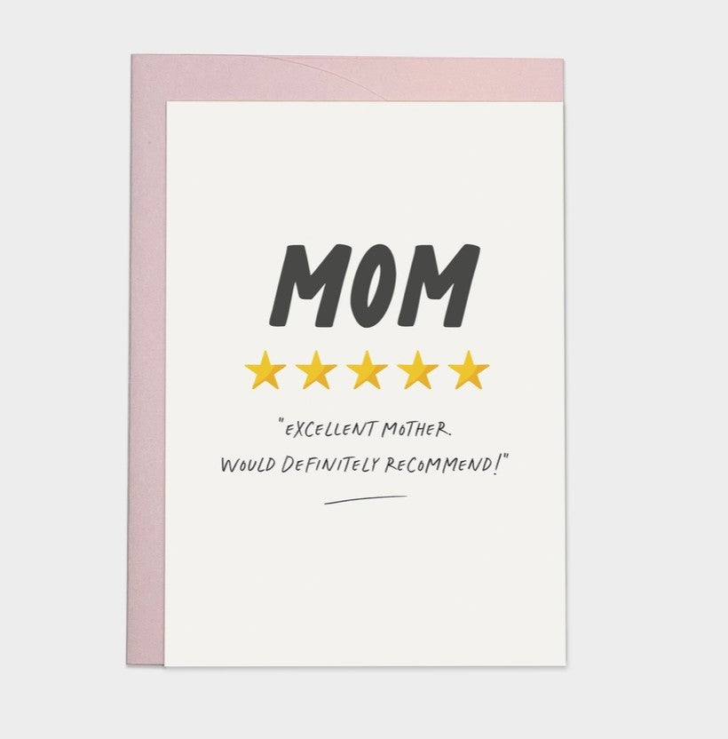 Kaart blanche - carte postale - Mom short review