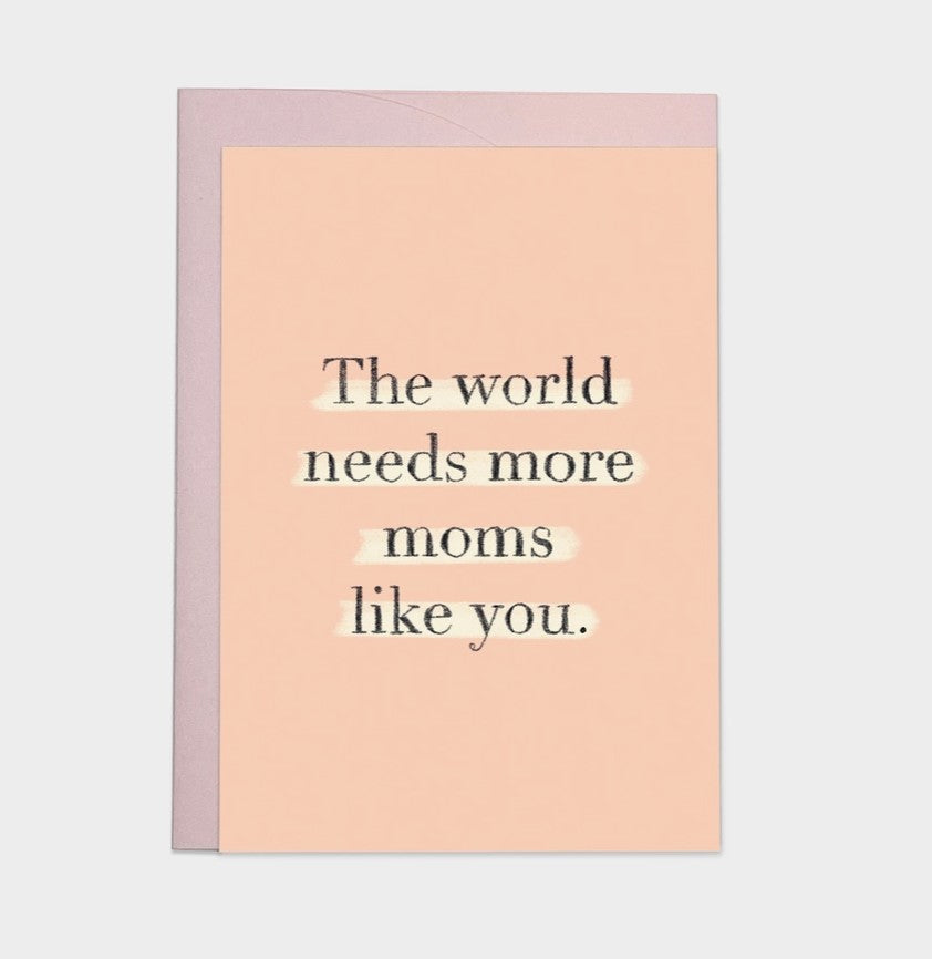 Kaart blanche - carte postale - More moms like you