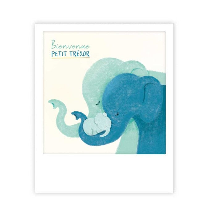 Mini carte postale - bienvenue petit trésor - MP0909FR