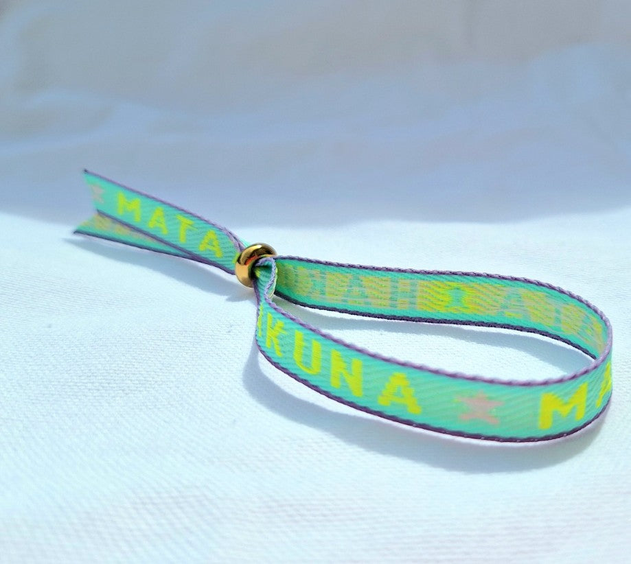 Bracelet ruban - Hakuna matata