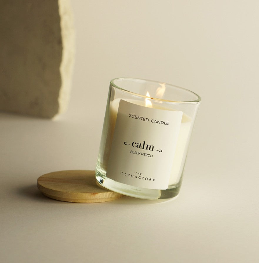 Bougie en verre 200g - Calm - Black Neroli