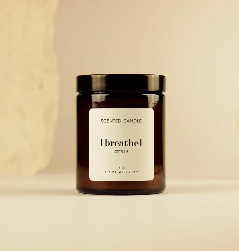 Bougie en verre 135g - Breathe - Oxygen
