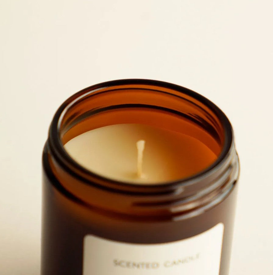 Bougie en verre 135g - Blessing - Dark Amber