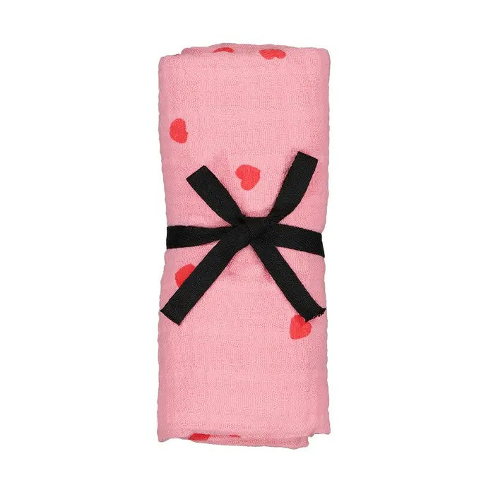 Foulard Bianca - Coeur - flamingo