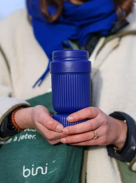 Bini Mug réutilisable - Bleu foncé