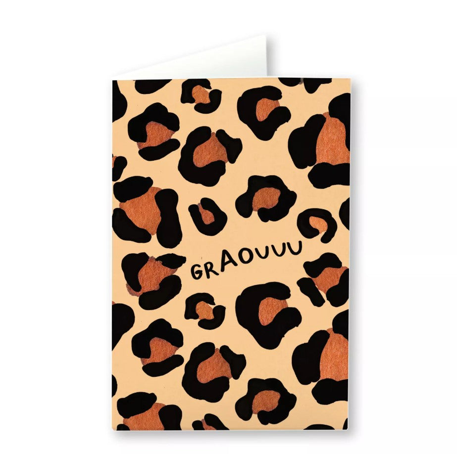 Carte - Léopard Graou