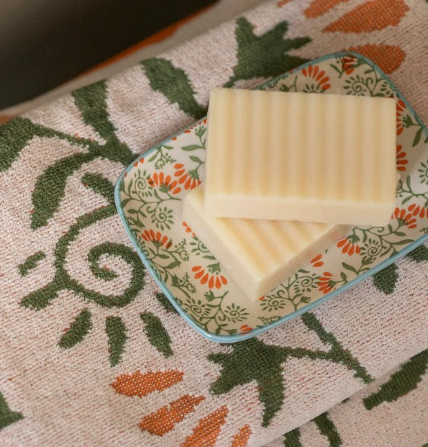 Soap Dish - Floral - POR127