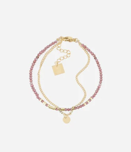 Bracelet apache - Grenat