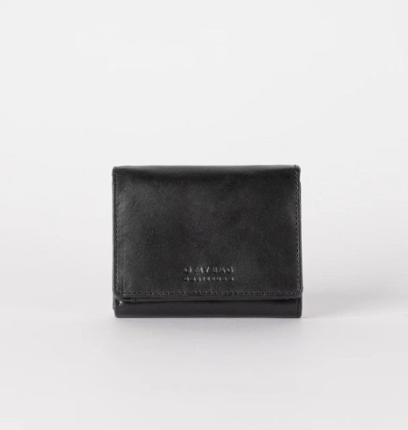 Ollie Wallet - Black Classic Leather