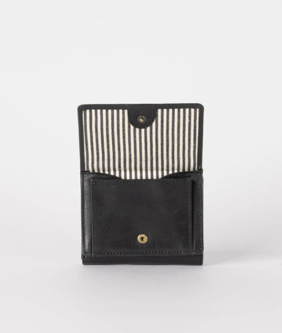 Ollie Wallet - Black Classic Leather