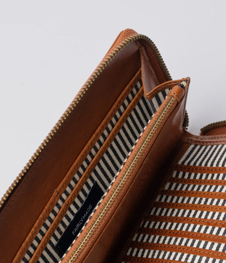 Sonny Long Wallet - Cognac Stromboli Leather