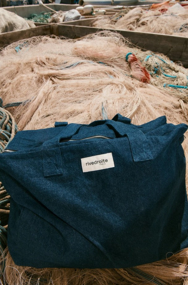 Elzevir - Le grand sac week-end - Raw Denim