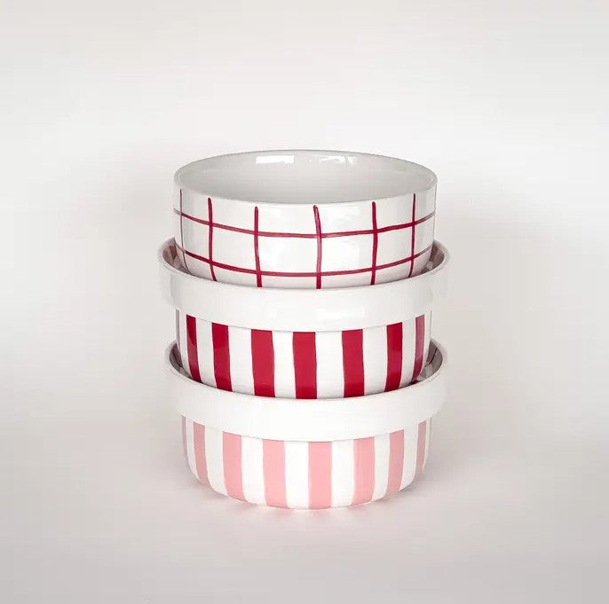 Bol Grid- Tramonto Red