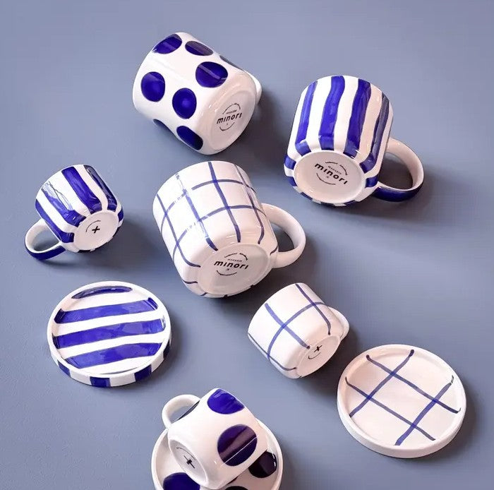 Mug Grid - Mare Blue