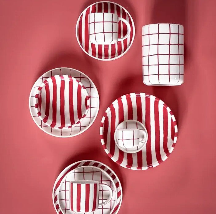 Mug Grid - Tramonto Red