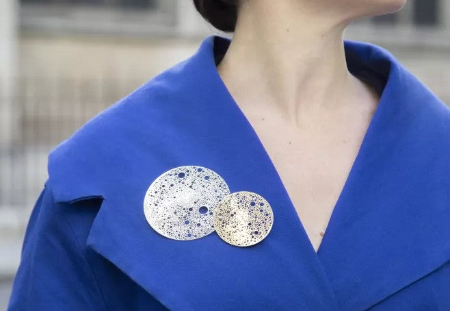 Broche magnétique - Lunar - Doré