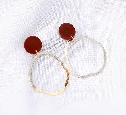Boucles d'oreilles Britt Bordeau - F019