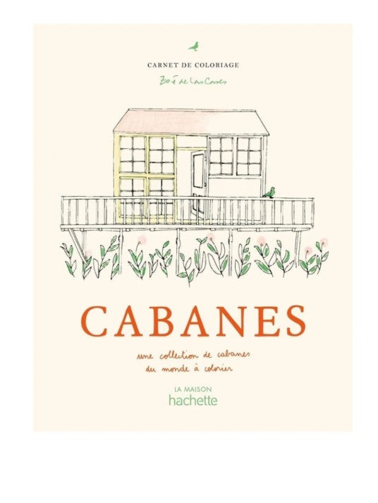 Livre de coloriage - Cabanes