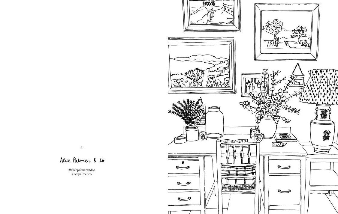 Livre de coloriage - Intérieurs