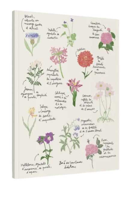 Carnet A4 - Fleurs
