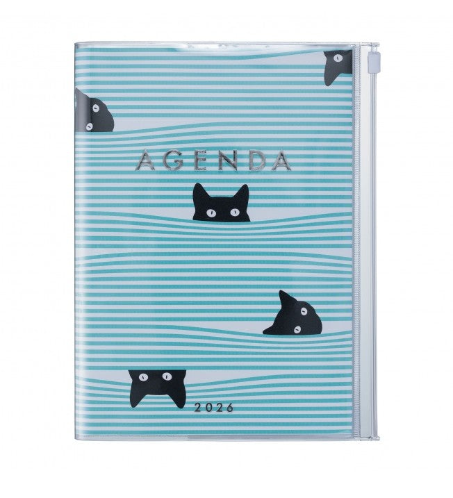 Agenda Cats A5 2025-2026 - Mint