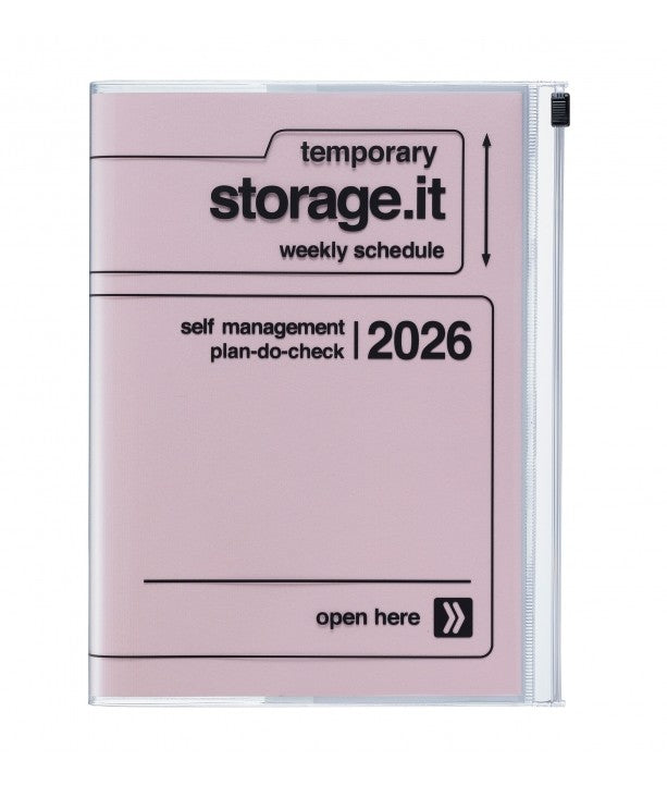 Agenda Storage.it A5 2025-2026 - Pink