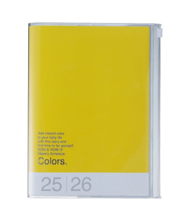 Agenda Colors B6 2025-2026 - Yellow
