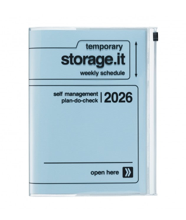 Agenda Storage.it A6 2025-2026 - Blue