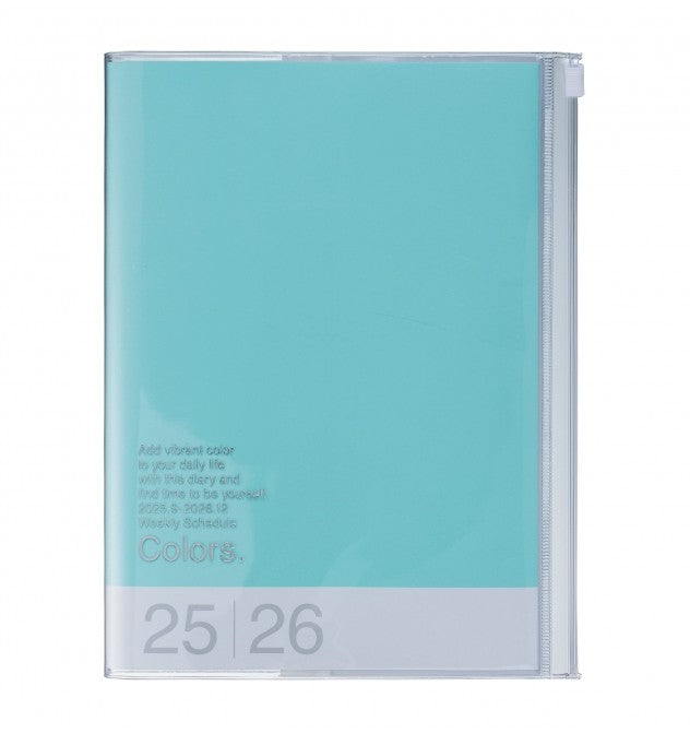 Agenda Colors A6 2025-2026 - Mint
