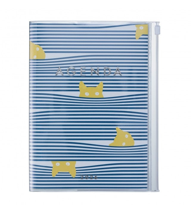 Agenda Cats A6 2025-2026 - Navy