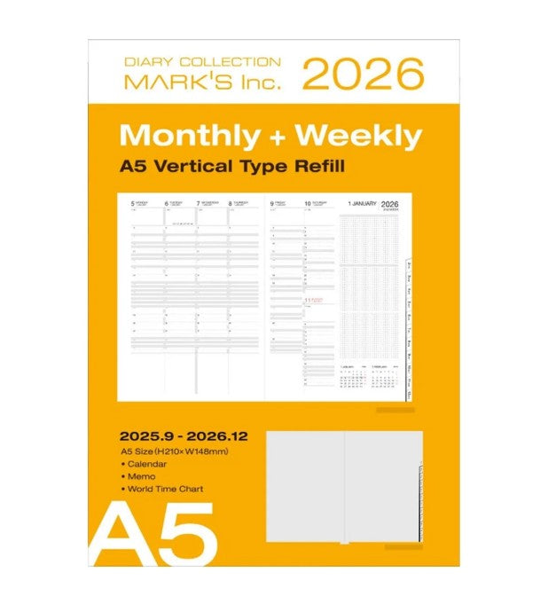 Agenda Refill A5 2025-2026
