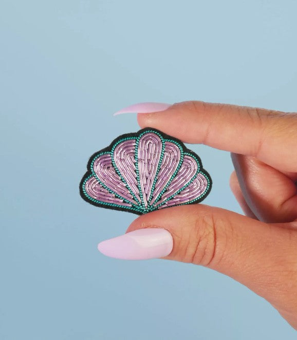 Broche - Coquillage Irisé