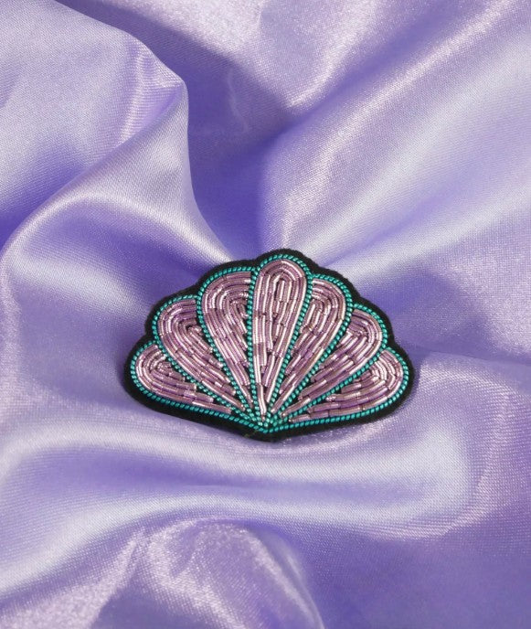 Broche - Coquillage Irisé