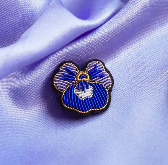 Broche - Pensée