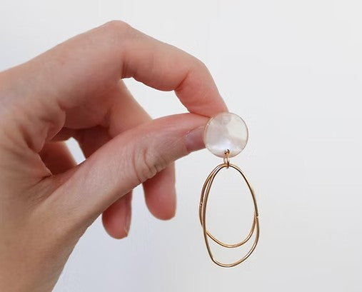 Boucles d'oreilles Liz Rose- F011